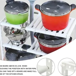 Untertisch-Organizer-Regal – verstellbare, platzsparende Aufbewahrungslösung