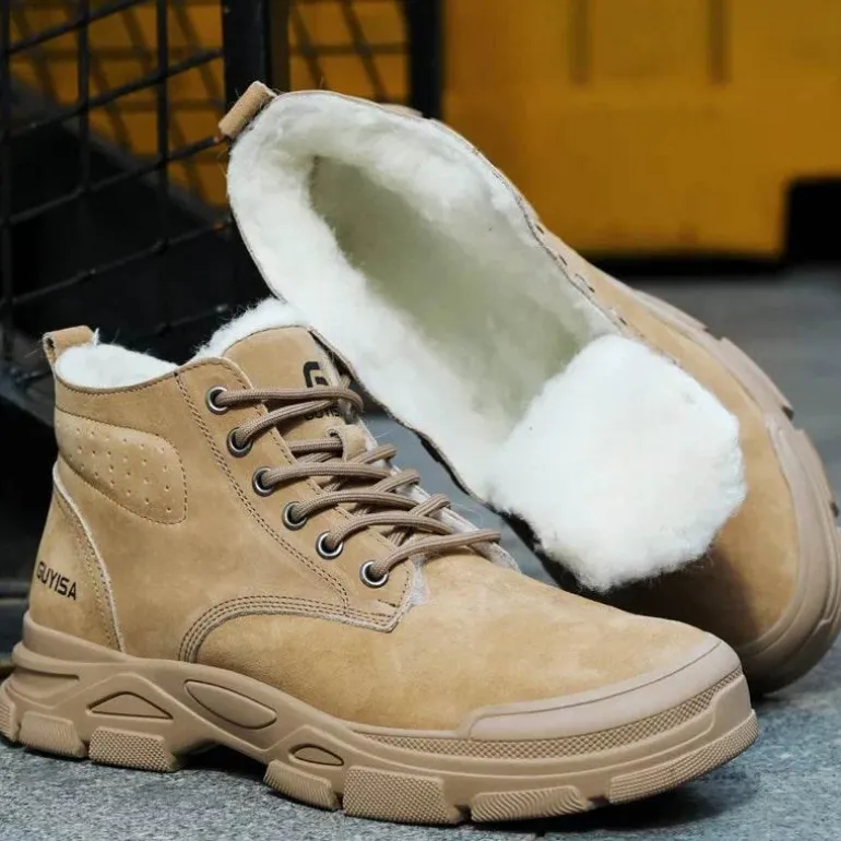 Unverwüstliche Winterstiefel - Warme, rutschfeste Sicherheitsschuhe
