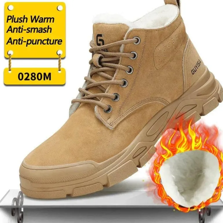 Unverwüstliche Winterstiefel - Warme, rutschfeste Sicherheitsschuhe