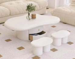 Urban White Lounge Furniture Set - Comfort Hub Sofa Collection