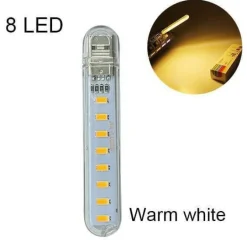 USB Mini LED Buchleuchte - Tragbare Leselampe