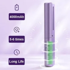 USB Smart Heat Haarglätterkamm - Tragbares Styling-Tool aus Eisen