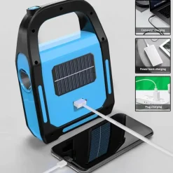 USB wiederaufladbare Solar-Campinglaterne Power Bank - Tragbares Außenlicht