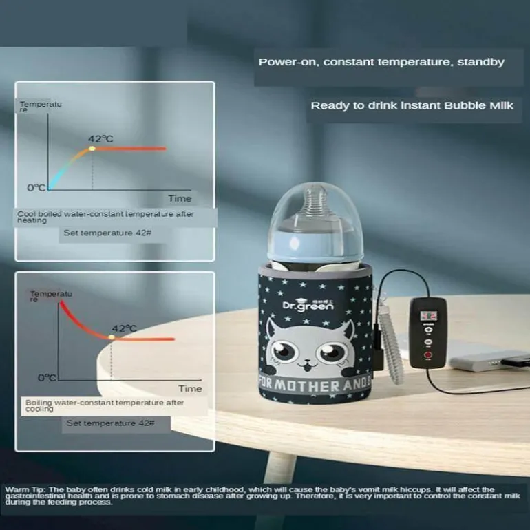 USB-Babyflaschenwärmer – Tragbarer elektrischer Milchwärmer