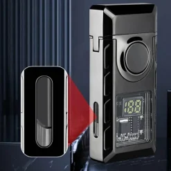 USB-Feuerzeug mit Doppelflamme – Buntes, wiederaufladbares, sprachgesteuertes Feuerzeug