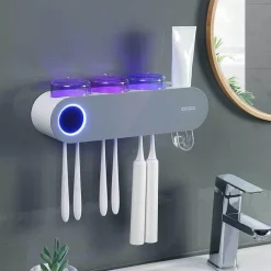 UV-Zahnbürsten-Desinfektionsmittel - Badezimmer-Organizer-Halter