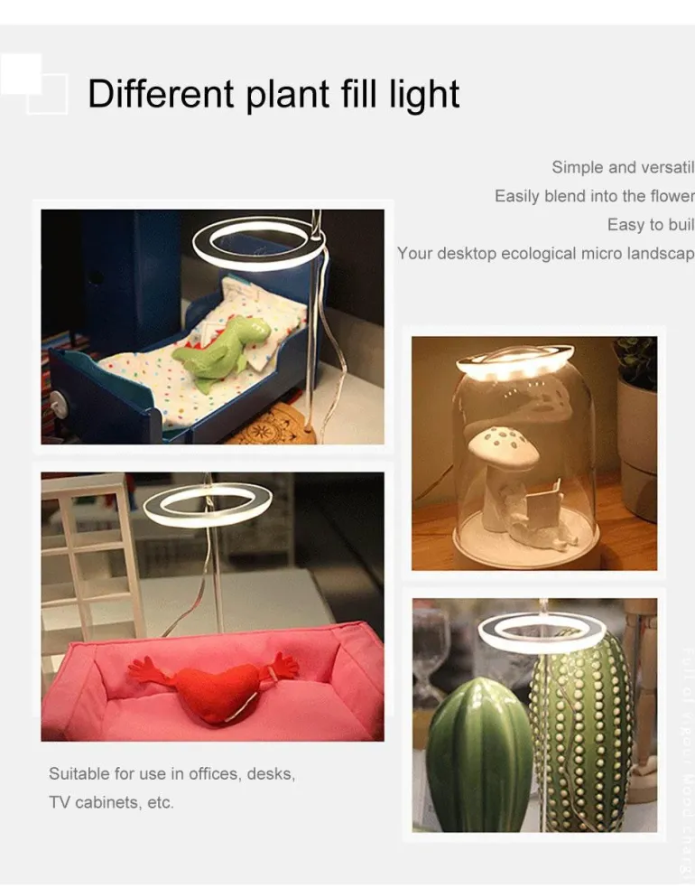 5V LED Plant Light - Indoor Grow Lamp for Gardening