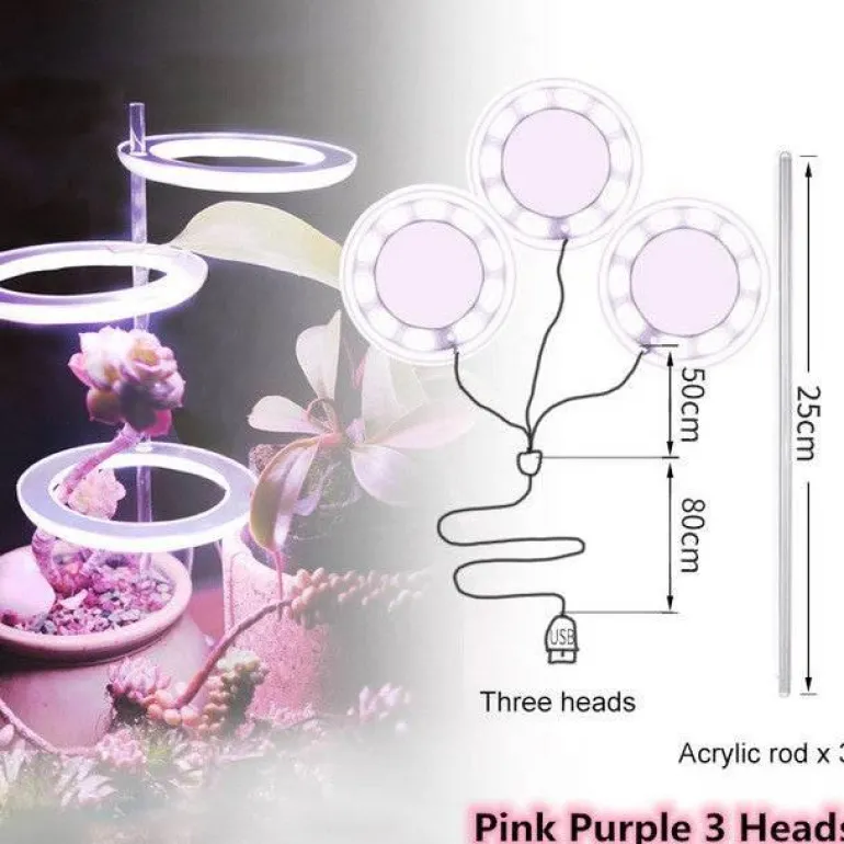 5V LED Plant Light - Indoor Grow Lamp for Gardening