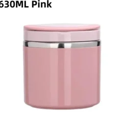 Vakuum-Suppenschüssel aus Edelstahl – tragbare, versiegelte Lunchbox mit Griff