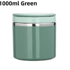 Vakuum-Suppenschüssel aus Edelstahl – tragbare, versiegelte Lunchbox mit Griff