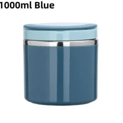 Vakuum-Suppenschüssel aus Edelstahl – tragbare, versiegelte Lunchbox mit Griff