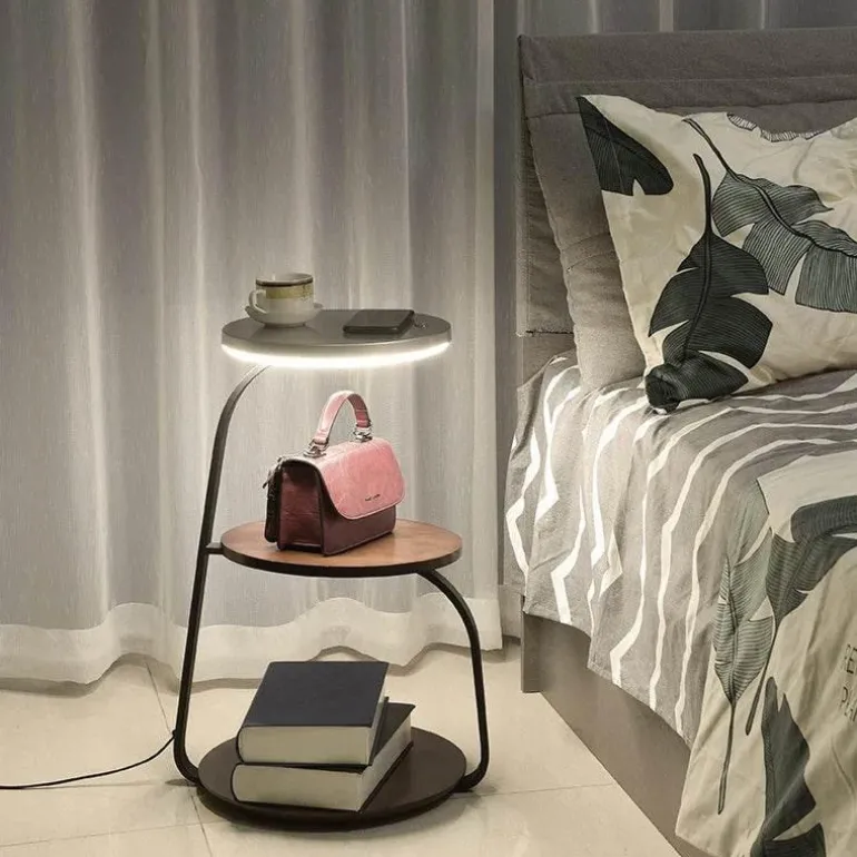Varnished Floor Lamp - Elegant Home Lighting