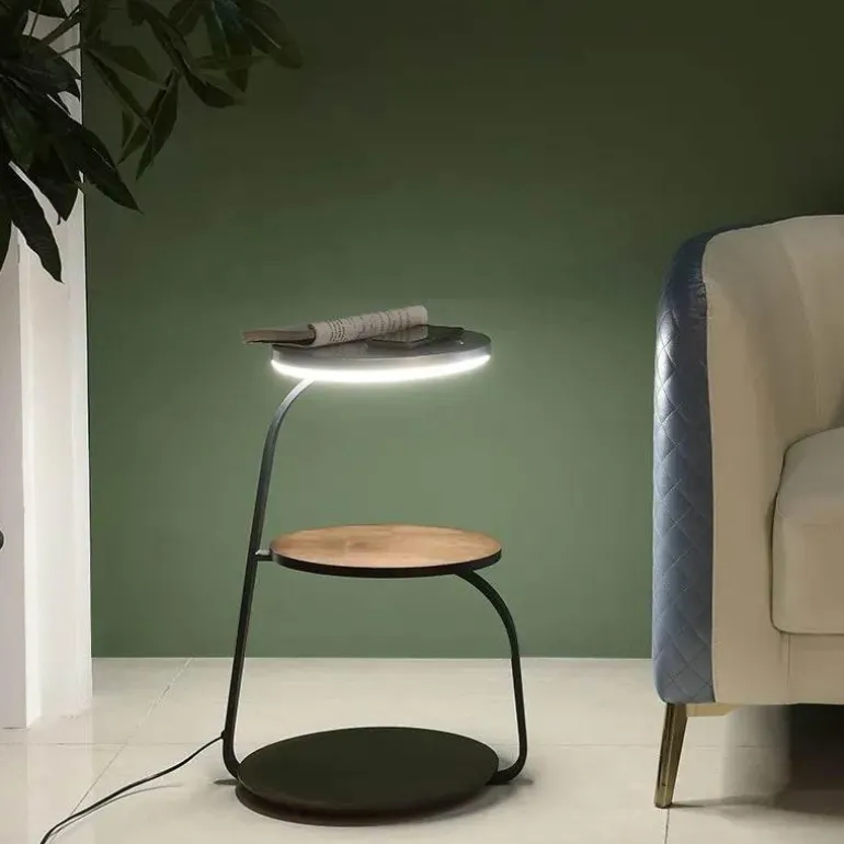 Varnished Floor Lamp - Elegant Home Lighting