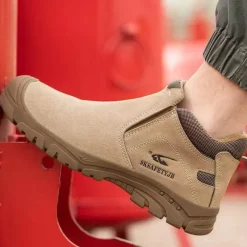 Verbrühungssichere, isolierte, langlebige, unzerstörbare Arbeitsschuhe zum Hineinschlüpfen