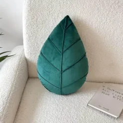 Verdana Blatt Kissen - Dekoratives Naturkissen