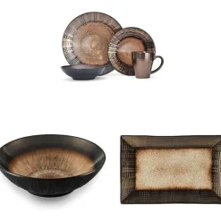 Verona 16-teiliges Geschirrset in verschiedenen Farben für elegantes Essen