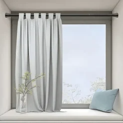 Verstellbare Gardinenstange mit Federspannung, ohne Bohren, Stange für den Schrank