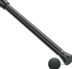 Verstellbare Gardinenstange mit Federspannung, ohne Bohren, Stange für den Schrank