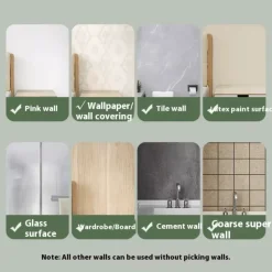 Verstellbare Gardinenstange mit Spannvorrichtung, Teleskopstange ohne Bohren