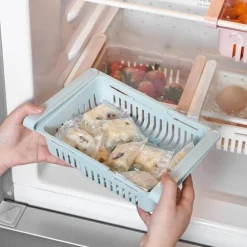 Verstellbare Kühlschrankschublade – platzsparender Küchen-Organizer