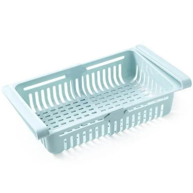 Verstellbare Kühlschrankschublade – platzsparender Küchen-Organizer