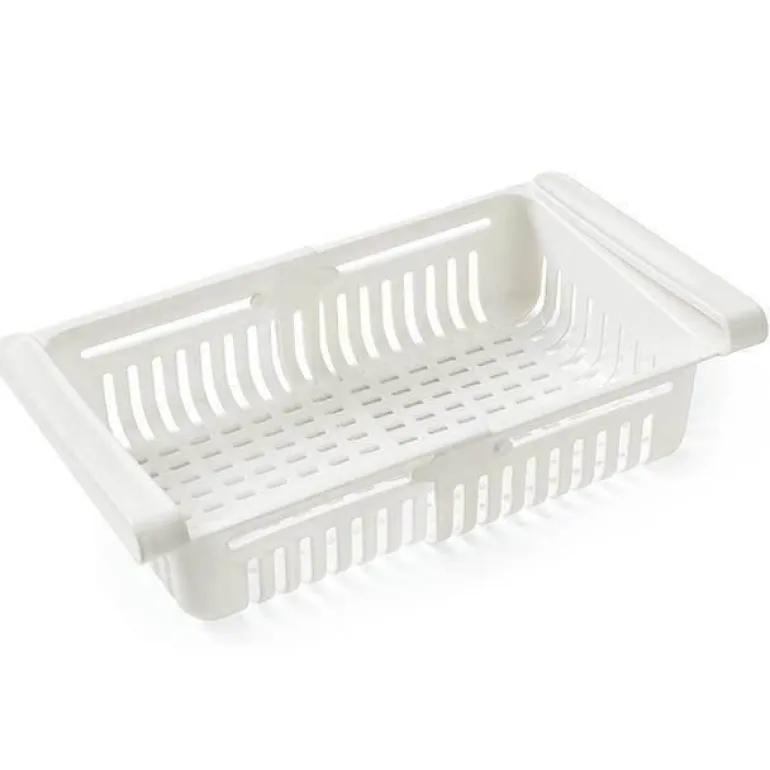 Verstellbare Kühlschrankschublade – platzsparender Küchen-Organizer