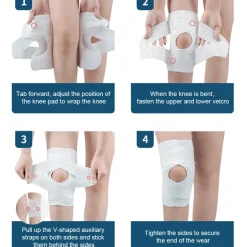 Verstellbare Kniebandage – Atmungsaktiver Stabilisator
