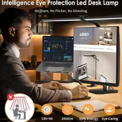 Verstellbare LED-Schreibtischlampe - Augenschutz-Leselicht