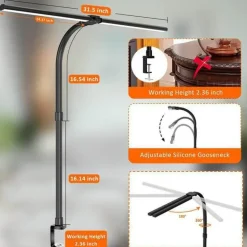 Verstellbare LED-Schreibtischlampe - Augenschutz-Leselicht