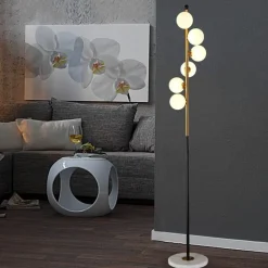 Verstellbare moderne Stehlampe – zeitgenössische Beleuchtungsvorrichtung