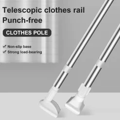 Verstellbare Teleskop-Kleiderstange – platzsparender Organizer