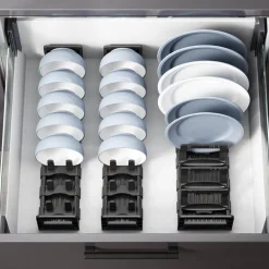 Verstellbarer Abtropfständer – platzsparender Küchen-Organizer