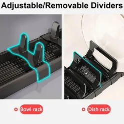 Verstellbarer Abtropfständer – platzsparender Küchen-Organizer