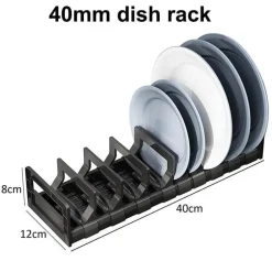 Verstellbarer Abtropfständer – platzsparender Küchen-Organizer