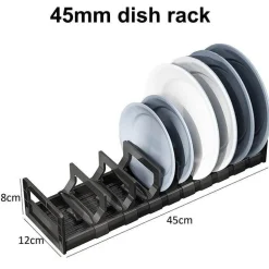 Verstellbarer Abtropfständer – platzsparender Küchen-Organizer