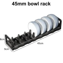 Verstellbarer Abtropfständer – platzsparender Küchen-Organizer