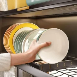 Verstellbarer Abtropfständer aus Edelstahl – eleganter Küchen-Organizer