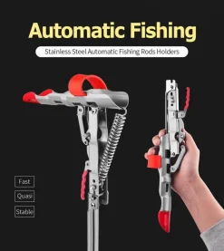 Verstellbarer Angelrutenhalter aus Edelstahl – Angelzubehör mit sensiblem Design