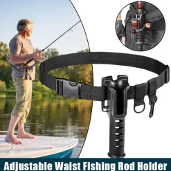 Verstellbarer Angelrutenhaltergürtel - Angelzubehör