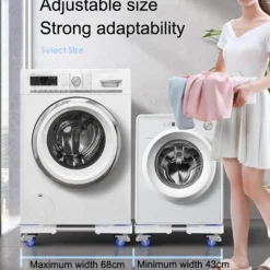 Verstellbarer, beweglicher Standfuß für Haushaltsgeräte