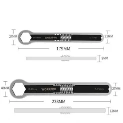 Verstellbarer Doppelkopfschlüssel - Multifunktionswerkzeug