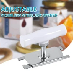 Verstellbarer Easy Jar Opener aus Edelstahl