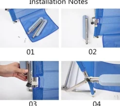 Verstellbarer, faltbarer Bodenstuhl – bequemes, entspanntes Sitzen