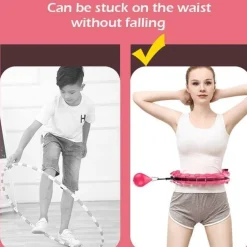 Verstellbarer Hula Hoop – Fitness- und Taillentrainer für Workouts