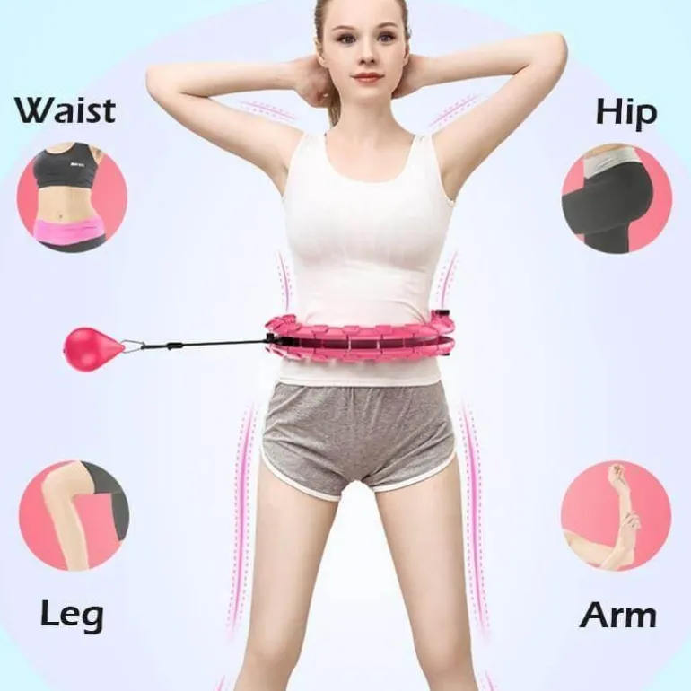 Verstellbarer Hula Hoop – Fitness- und Taillentrainer für Workouts