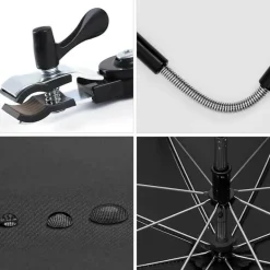 Verstellbarer Kinderwagen-Sonnenschirm – UV-Schutz