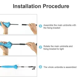 Verstellbarer Kinderwagen-Sonnenschirm – UV-Schutz
