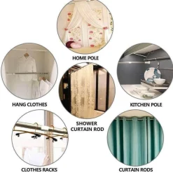 Verstellbarer Kleider-Organizer – einfach zu installierender Kleiderstangenhalter