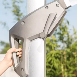 Verstellbarer LED-Terrassenschirm – Winddichtes Außendach