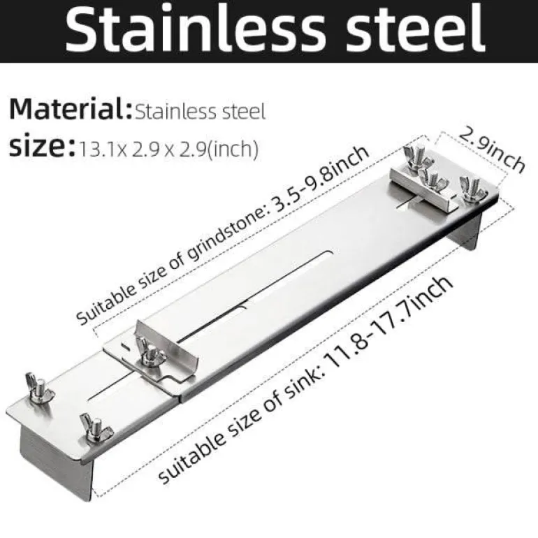 Verstellbarer Messerschärfer für die Spüle mit Steinsockel – Küchenwerkzeug